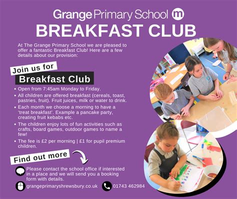 Before And After School Clubs Grange Primary School