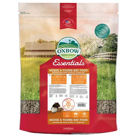 Pet essentials, food, and treats up to 80% off! Oxbow Essentials Mouse & Young Rat Food, 25 lbs. | Petco