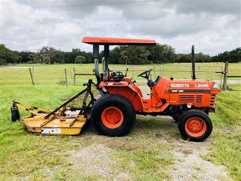 Kubota L2650 Gst 4wd Tractor With 5ft Rotary Mower For Sale In Parrish