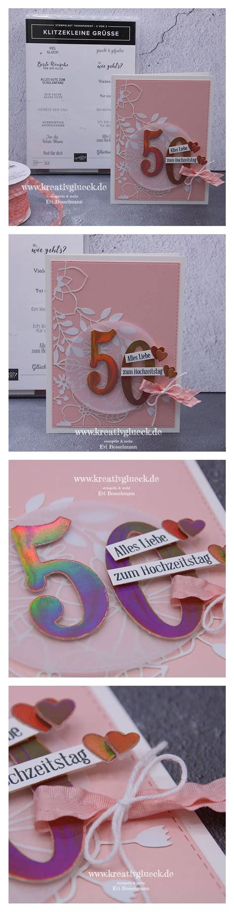 Hochzeitstag feierten franz und adelheid pfemeter aus kleinneusiedl. Glückwunschkarte zum 50. Hochzeitstag - kreativglueck.de ...