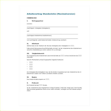 Muster vereinbarung fahrtkostenzuschuss / arbeitsrecht 2020: 3 Arbeitsvertrag Vorlage Handwerkskammer - MelTemplates ...