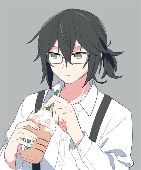 Kisaragi Ren Starbucks And 1 More Drawn By Jiitarou Danbooru