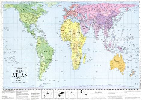 Peters Atlas Of The World Material Cartográfico Biblioteca
