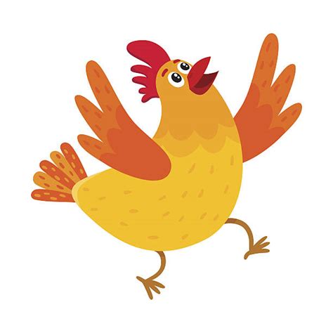 Best Flying Chicken Illustrations Royalty Free Vector Graphics And Clip