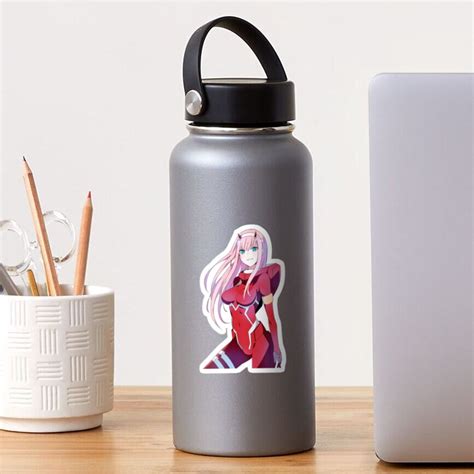 Darling In The Franxx Zero Two Suited Up Sticker For Sale By