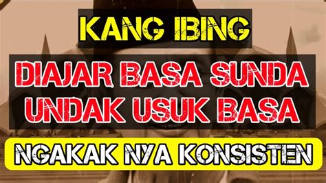 KANG IBING DONGENG SIARAN RADIO JADUL DONGENG SUNDA DONGENG