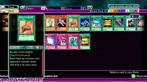 Yugioh 5ds Decade Duels Plus Card Pack 16 Dlc Youtube