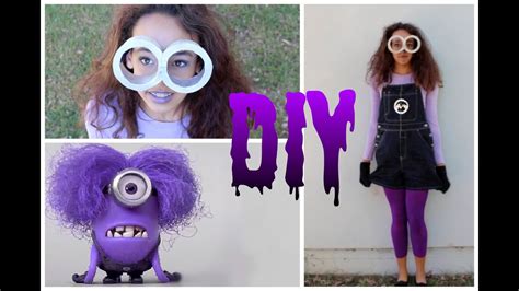 Mixing intense and bright purple with watercolors depends on the color bias of the paints you are using. DIY Purple Minion Costume +Makeup & Hair! -HowToByJordan ...