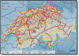 Switzerland Rail Train Maps