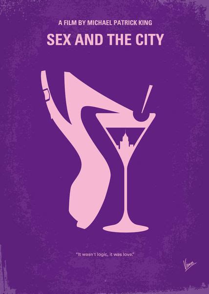 No308 My Sex And The City Minimal Movie Poster Graphicillustration