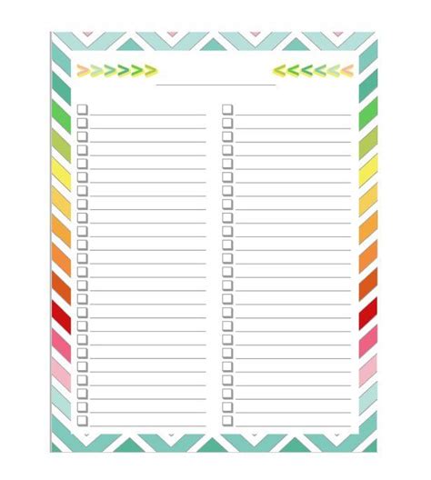 Reward Chart Template Ticket Template Cleaning Schedule Templates