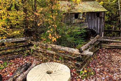 Old Grist Mill Cades Cove Stock Photo Image Of Park 261908200