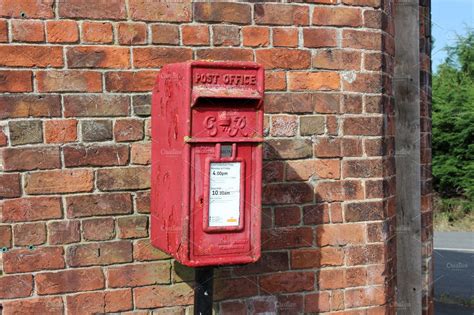 Rusty Red Royal Mail Post Box High Quality Stock Photos