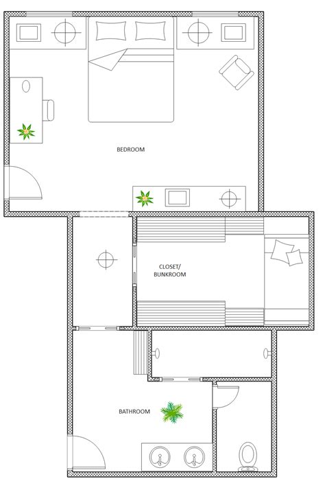 Free Editable Bedroom Floor Plan Examples And Templates Edrawmax