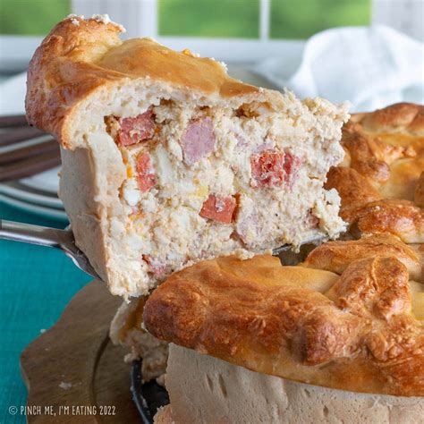 Easy Pizza Rustica Traditional Italian Easter Pie Or Pizzagaina