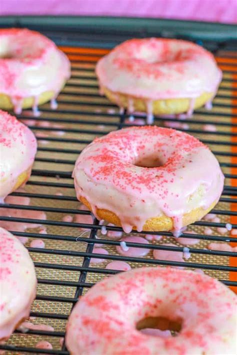 Strawberry Frosted Donuts Sallys Baking Addiction
