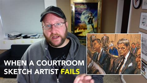 Proper courtroom demeanor was demanded by this judge (except when it came to himself of course); When A Courtroom Sketch Artist Fails - YouTube