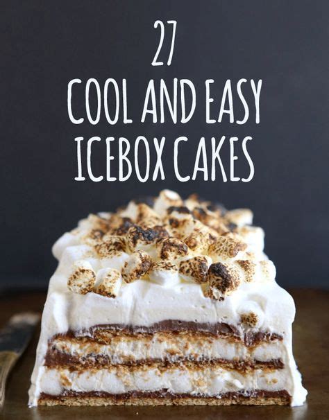 15 Best Ice Box Cakes Images Dessert Recipes Desserts Icebox Cake