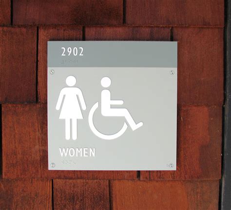 Custom Restroom Signs Foothill College Signs Unlimited
