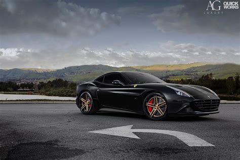 Stunning Black Ferrari California T With Ag Luxury Wheels Gtspirit