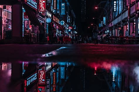 1920x1080px 1080p Free Download 2560x1700 Asia Neon City Lights