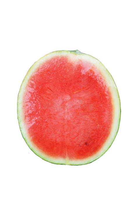 Flesh Watermelon Cut In Half Stock Photo Image Of Agriculture Huge