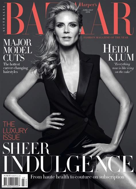 Heidi Klum For Harpers Bazaar Australia By Rankin