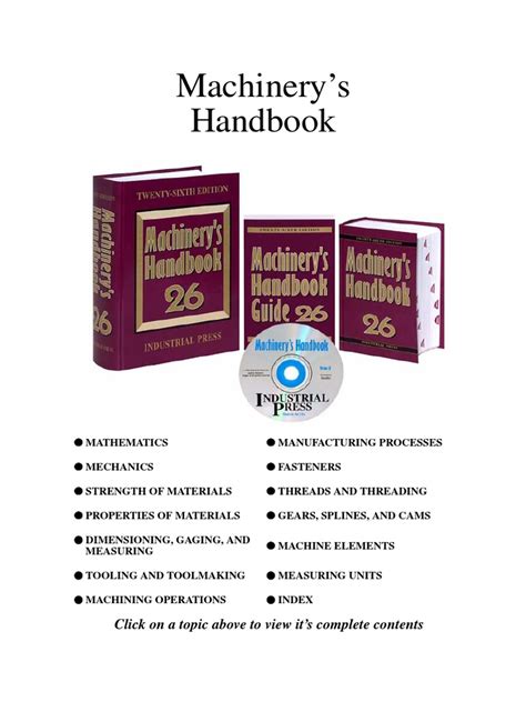 Machinerys Handbook Pdf