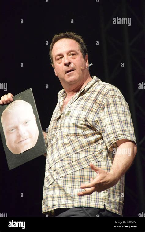 Mark Thomas Comedian And Political Activist With His Show About The