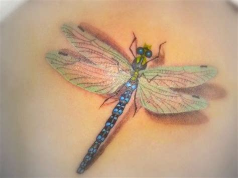 Amazing Dragonfly Tattoo Idea