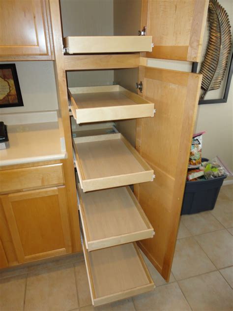 Pull Out Kitchen Cabinet Sliding Shelves Pantry Roll Out Drawers