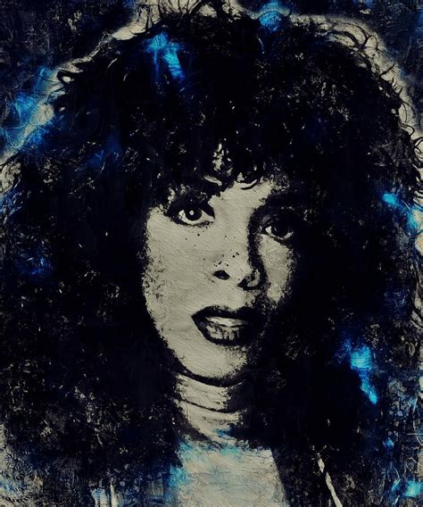 Celebrity Donna Summer American Singer Songwriter And Actress Digital Art By Rickey Ruttinger