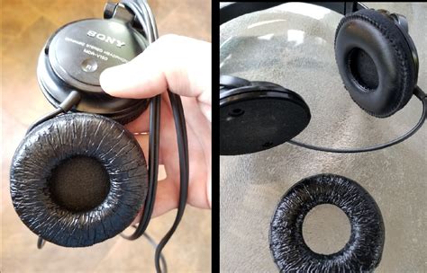 while attempting to fix repair my headphone cushions i realized i could just reinstall them
