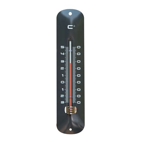 Binnenbuiten Thermometer Grijs Van Metaal 65 X 30 Cm Bestellen Voor €