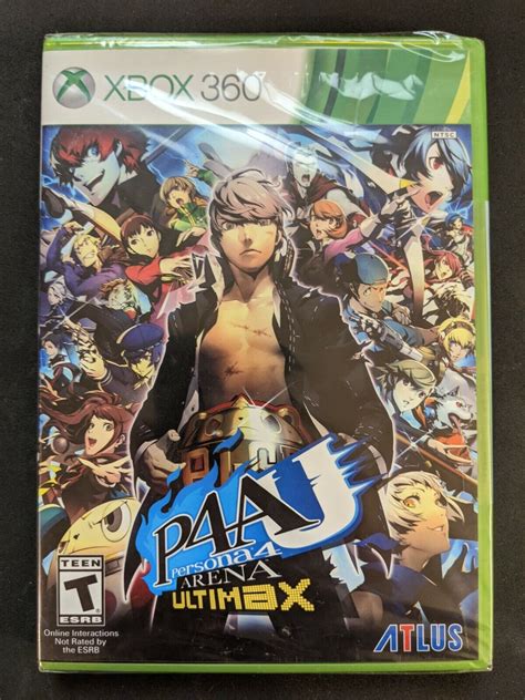Atlus Persona 4 Arena Ultimax Xbox 360 2014 Factory Sealed
