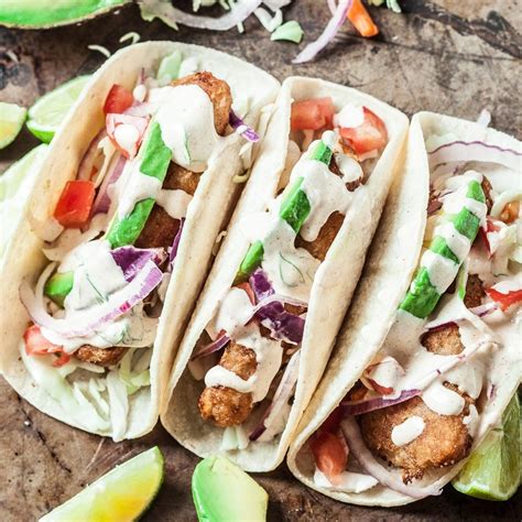 Crispy Baja Fish Tacos With Creamy Lime Sauce Chew Out Loud