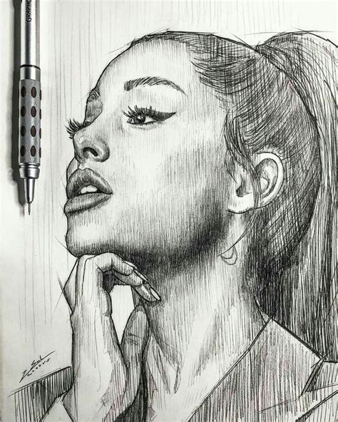 Pin By Sonia Jacanamijoy On αɾί Ariana Grande Drawings Celebrity