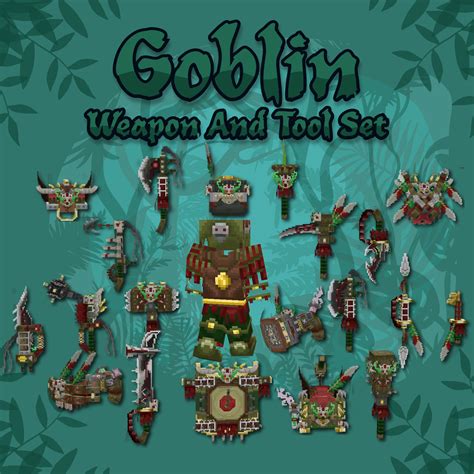 Goblin Animated Weapon Set Minecraft Models