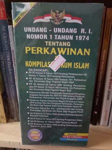 Jual Undang Undang Ri Nomor Tahun Citra Umbara Di Lapak Toko