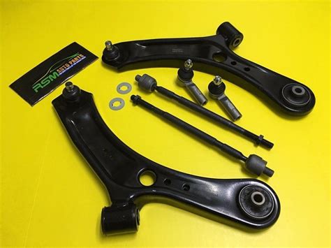 New Sx4 07 13 Control Arm Ball Joint Tie Rods And Rack End Set 6pcs Ebay