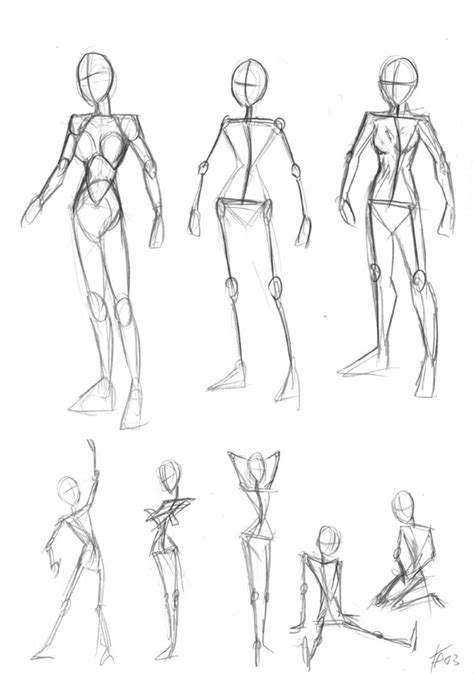 Want to learn how to draw a female body easy?watch this entire video as we show you step by step woman's figure sketch. Female Body Anatomy by DerangedMeowMeow on DeviantArt