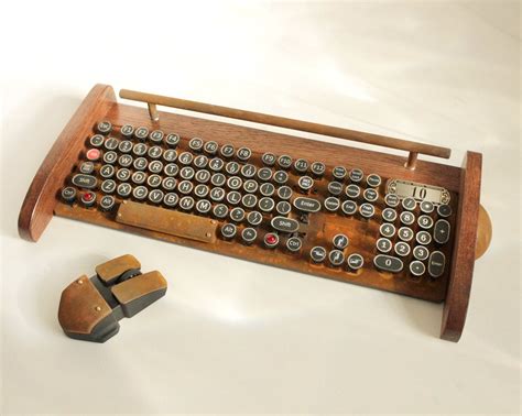 Keyboard Mouse Wireless Combo New Ex Rust Model Antique