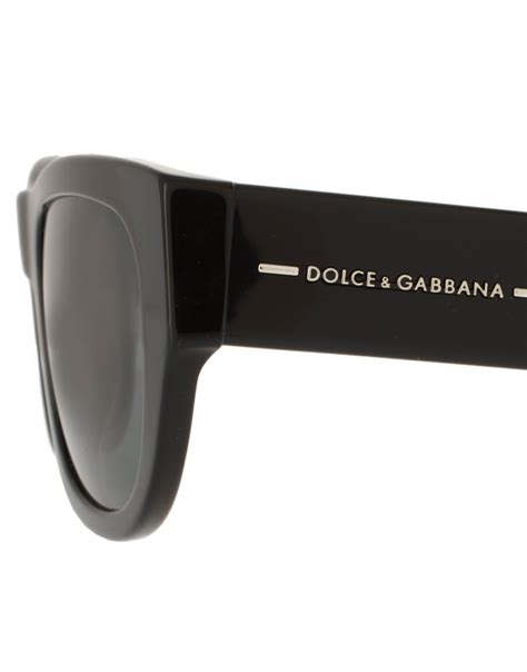 dolce and gabbana wayfarer sunglasses in black for men lyst
