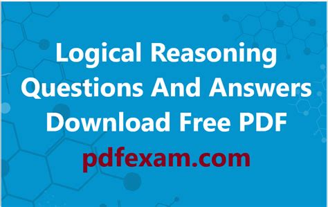 Logical Reasoning Questions And Answers Pdf Free Download Pdfexam
