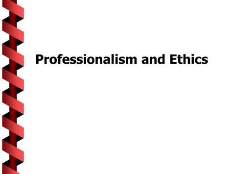 ppt professionalism and ethics powerpoint presentation free download id 140181