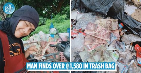 Man Finds Over ฿1580 In Trash Bag Goes Viral For His Good Luck
