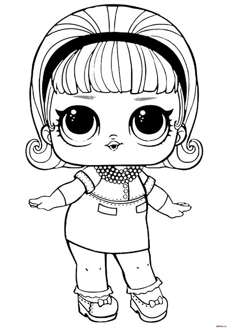 Lol Doll Coloring Page Kitty Queen Cosmic Queen 720×1048 Pixel