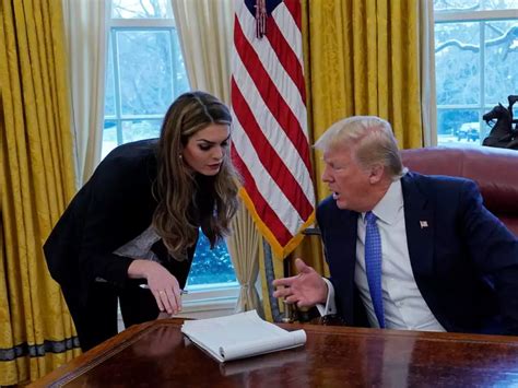 Trump Releases Heartfelt Statement After Hope Hicks Quits The White House Business Insider India