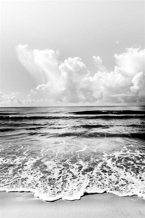 Coastal Print Set Of 3 Black And White Photography Beach Etsy Black