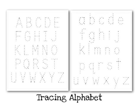 Alphabet Printable Letters To Trace 101 Activity
